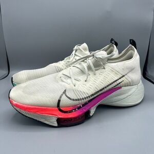 Nike Air Zoom Tempo NEXT% Flyknit Sneakers‎ Mens US 13 Beige Running CI9923-100